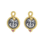 Medusa Schlange Griechische Münze Ohrringe E1064