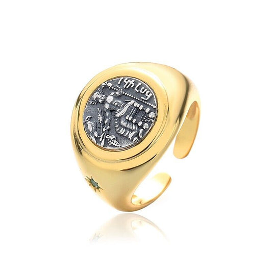 Ring der karthagischen Gottheit Bael R1016