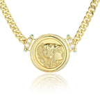 Athena Griechische Münze Halskette N1009