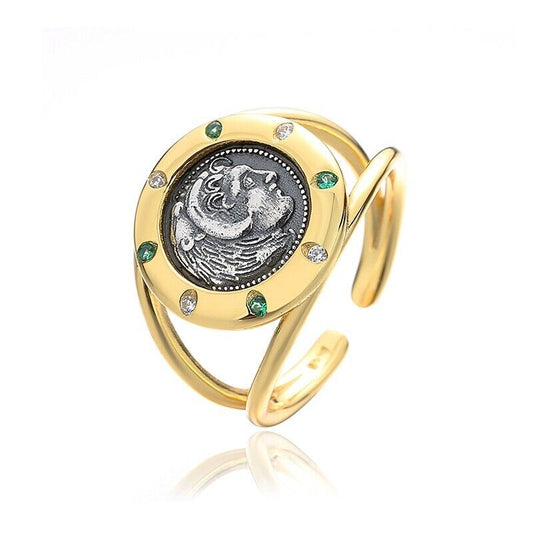 Herkules Grüner CZ-Ring R1062