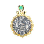 Pergamon Schlange Griechische Münze Anhänger N1010
