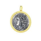 Anhänger mit griechischer Münze von Demeter, N1030