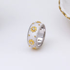 Sternenblumen-Seidenring 5025