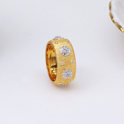 Sternenblumen-Seidenring 5027