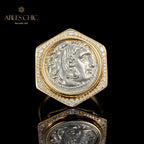 Byzantinischer Herakles-Medaillonring