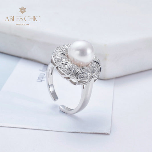 Akoya-Perlen-Blumenring 5783