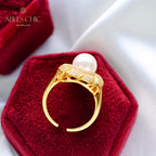 Akoya-Perlen-Blumenring 5783