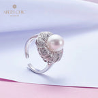 Akoya-Perlen-Blumenring 5783
