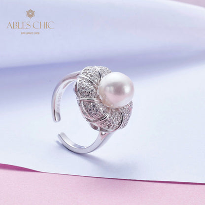Akoya-Perlen-Blumenring 5783
