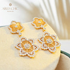 Ohrringe „Eloquence“ mit Blumenbesatz 5907