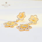 Ohrringe „Eloquence“ mit Blumenbesatz 5907