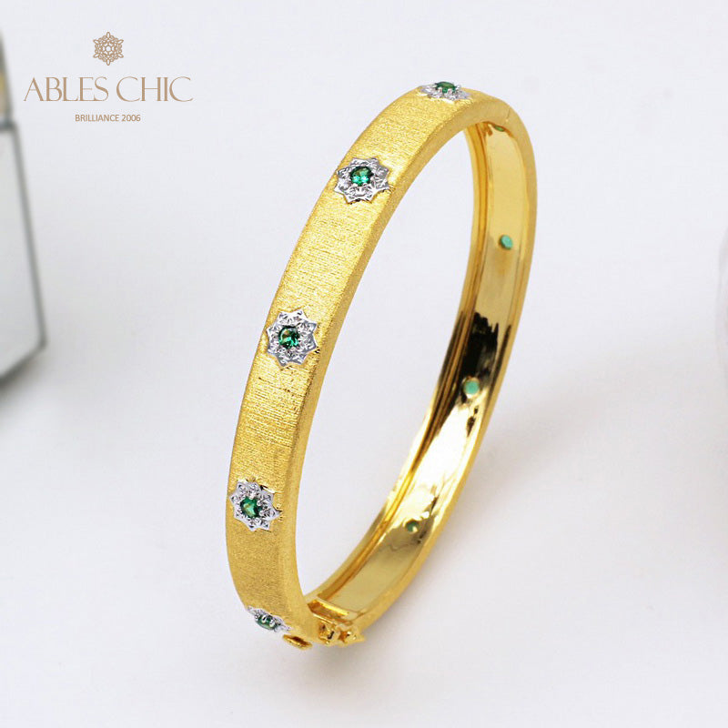Smaragdblüten-Sterne-Armband 5177