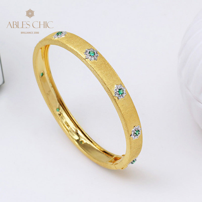 Smaragdblüten-Sterne-Armband 5177