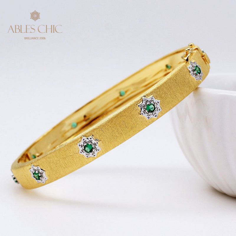Smaragdblüten-Sterne-Armband 5177