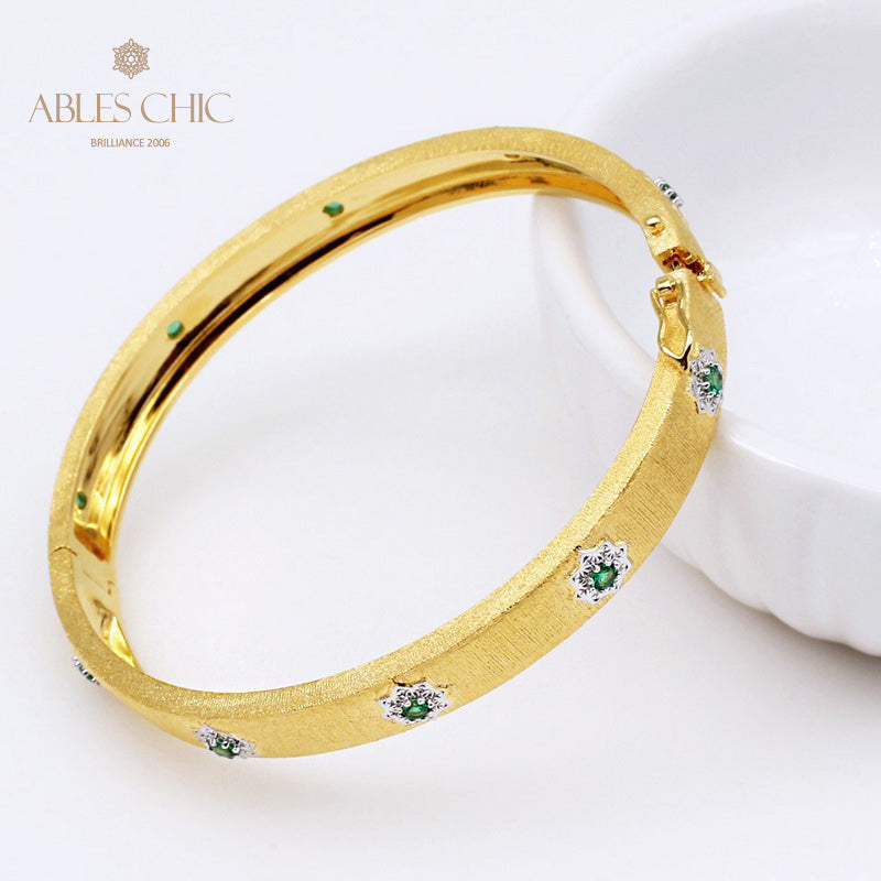Smaragdblüten-Sterne-Armband 5177
