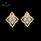 Clover Fretworks Blumenohrringe 5825