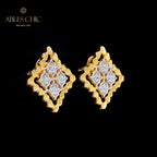 Clover Fretworks Blumenohrringe 5825