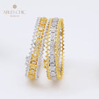 Luftiges Armband mit floralen Rändern 5465