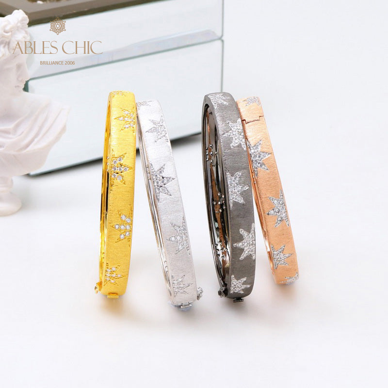 Sternenblatt-Seidenarmband 5522