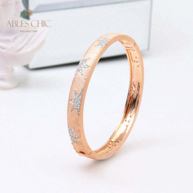 Sternenblatt-Seidenarmband 5522