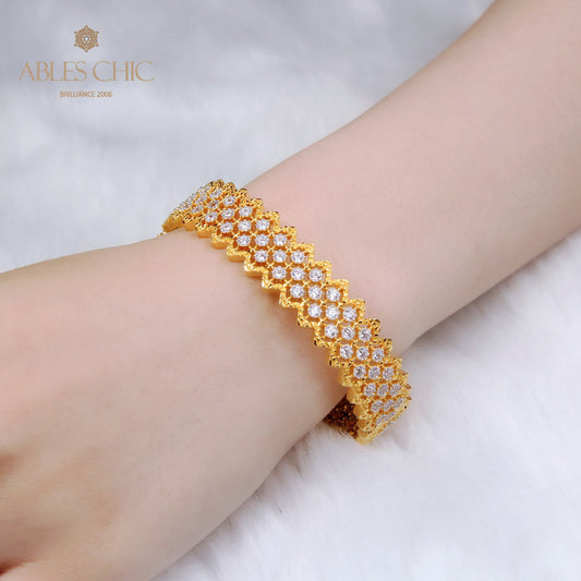 Spitzen-Filigran-Zirkon-Armband 5008