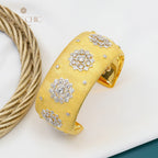 Stoffmuster Blumenarmband 5650