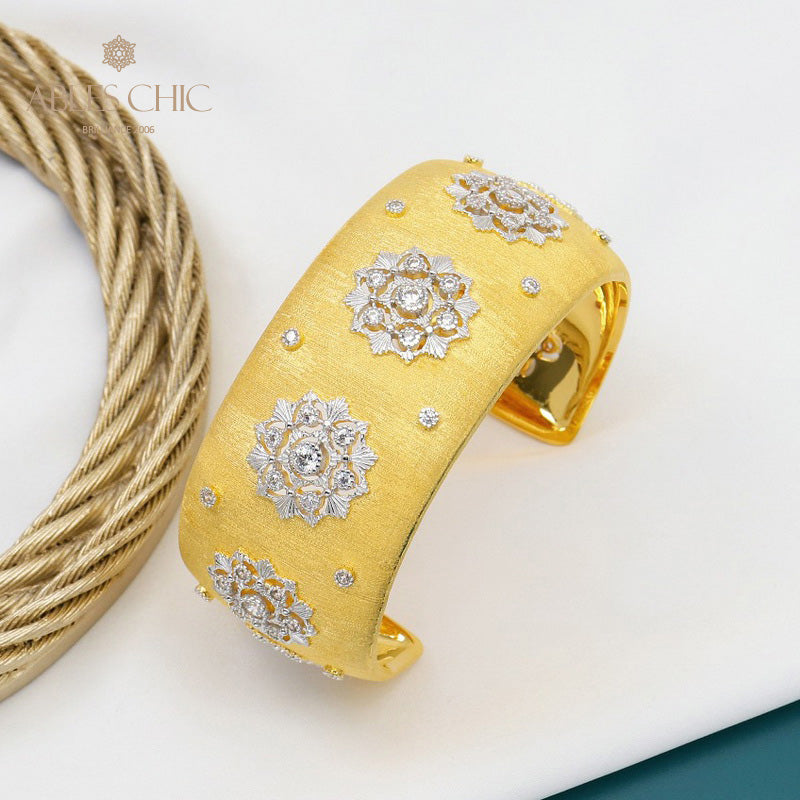 Stoffmuster Blumenarmband 5650