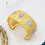 Stoffmuster Blumenarmband 5650