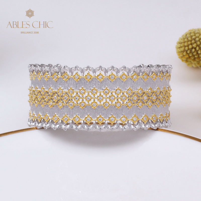 Stoffelement Sternenarmband 5033