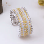 Stoffelement Sternenarmband 5033