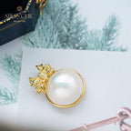 Mabe Pearl Bowtie Anhänger 5848