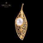 Mabe Pearl Filigraner Blattanhänger 5844