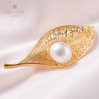 Mabe Pearl Filigraner Blattanhänger 5844