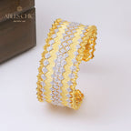 Stoffelement Sternenarmband 5076