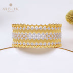 Stoffelement Sternenarmband 5076