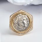 Byzantinischer Herakles-Medaillonring