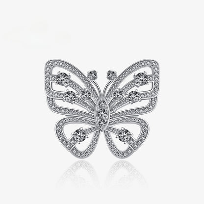 Statement-Ring mit gepflastertem Riesenschmetterling R1249
