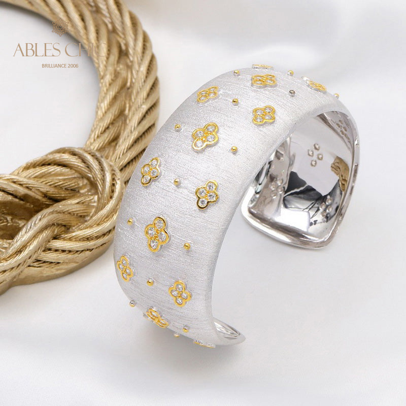 Pflaumenblüten-Seidenarmband 5610