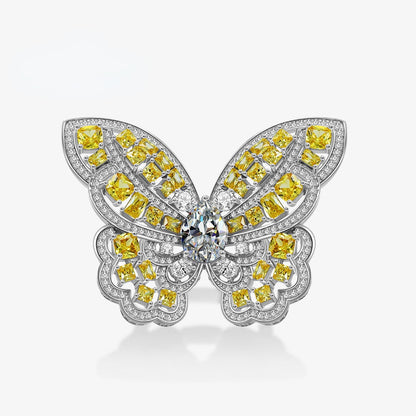 Citrin Schmetterling Statement Ring R1115