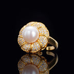 Akoya-Perlen-Blumenring 5783