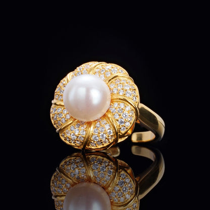Akoya-Perlen-Blumenring 5783