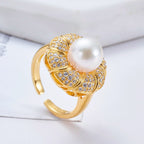 Akoya-Perlen-Blumenring 5783