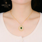 Filigrane Halskette mit Spitzen-Tropfen 5667