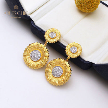 Daisy Chandelier Blumenohrringe 5300
