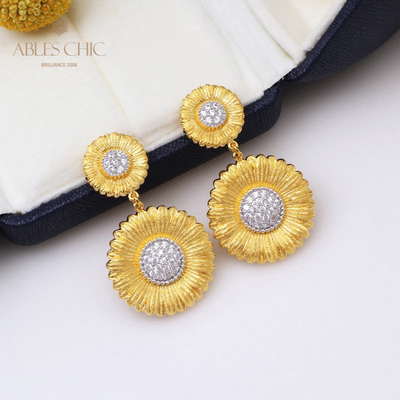 Daisy Chandelier Blumenohrringe 5300