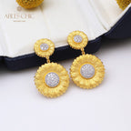 Daisy Chandelier Blumenohrringe 5300