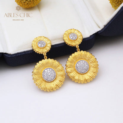 Daisy Chandelier Blumenohrringe 5300