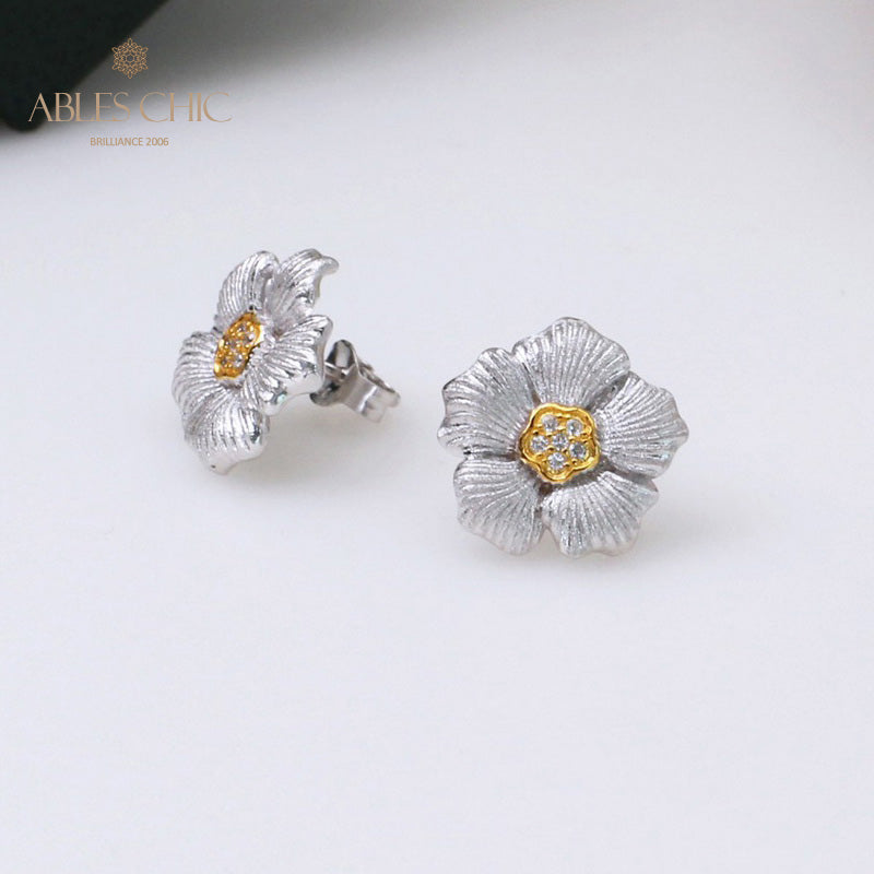 Gänseblümchenblüten Ohrstecker 6572