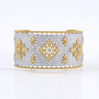 Seidiges Blumenarmband 5002