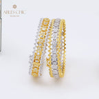 Filigranes, luftiges Armband mit floralem Muster 5467